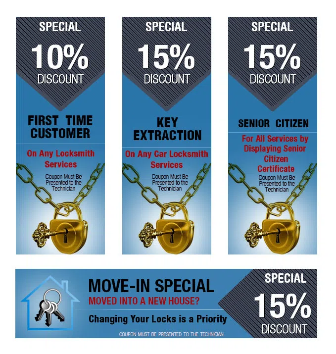 Tampa Community Locksmith, Tampa, FL 813-261-3296 - coupon1-set-four